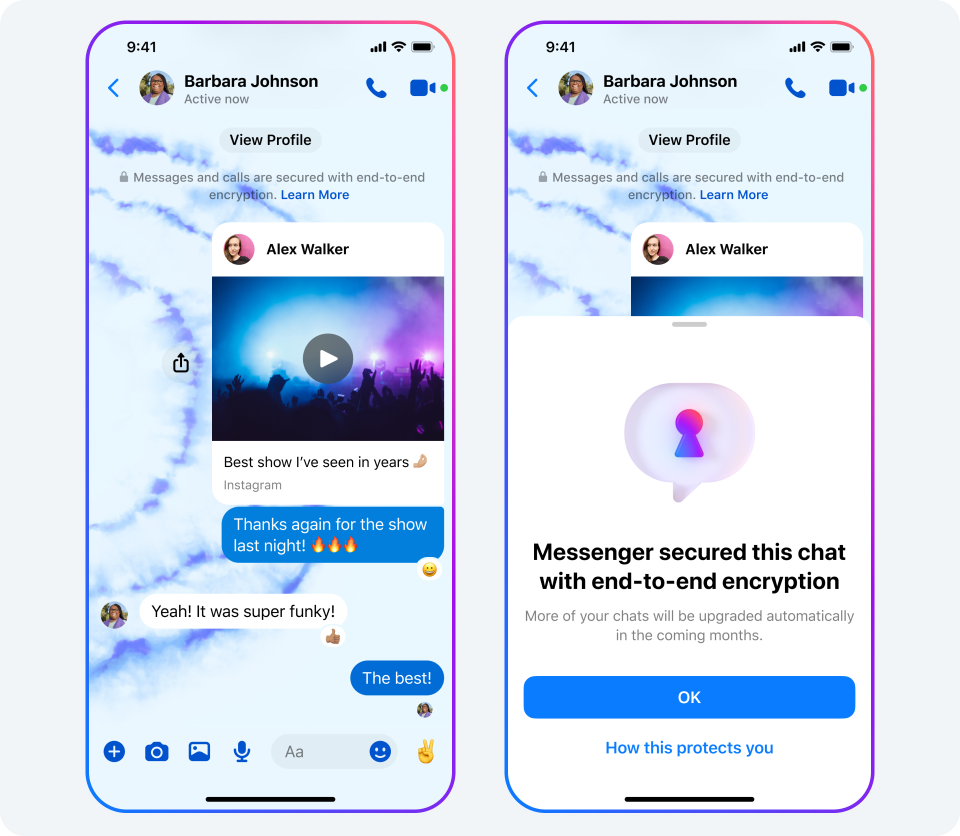 Better end-to-end encryption on Messenger