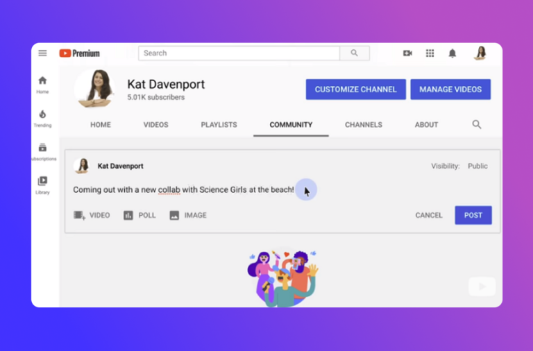 youtube community update
