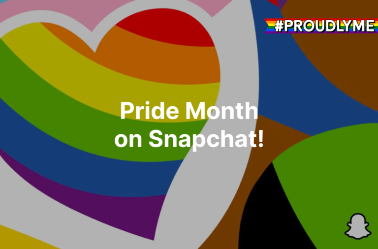 Snapchat pride month