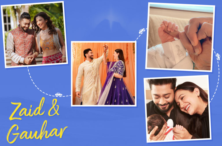 Zaid Darbar and Gauahar Khan