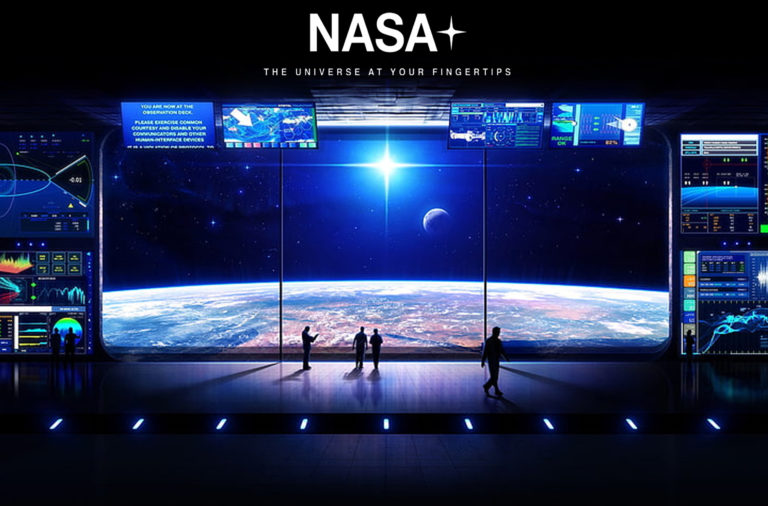 nasa plus + US space agency universe youtube subscription streaming platform trailer app launch