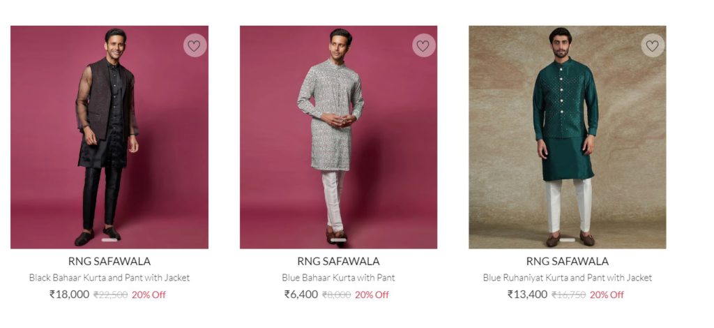 Tata Cliq Luxury: Indi Finds - Mens wear