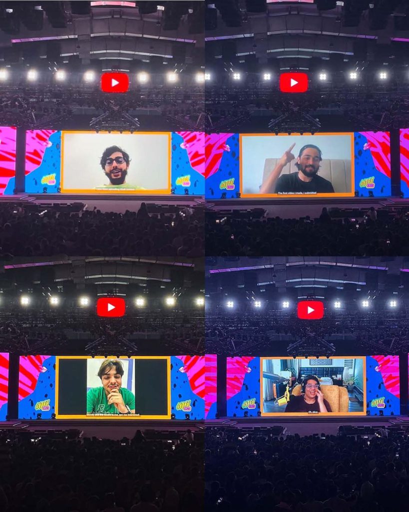 youtube fanfest ytff 2023 Bhuvan Bam, Ashish Chanchlani, CarryMinati, Tanmay Bhat 