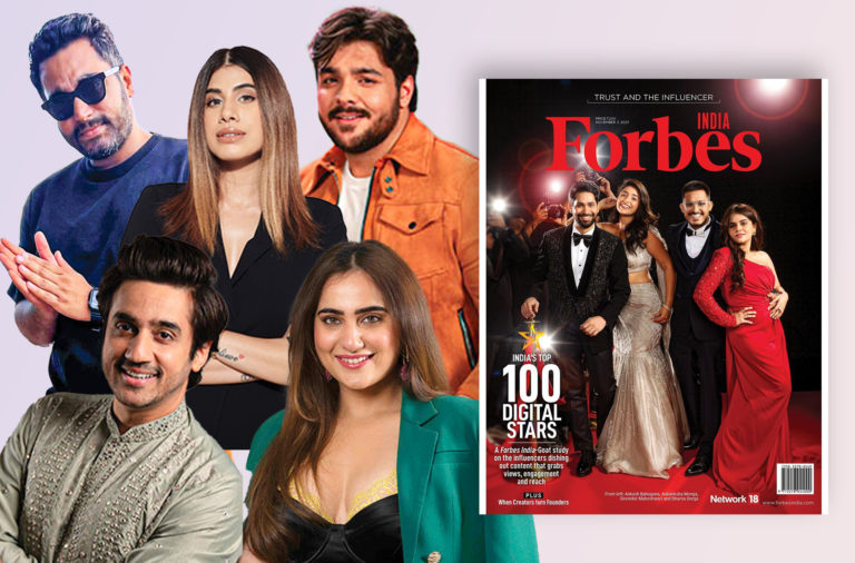 Forbes India released top 100 digital stars list