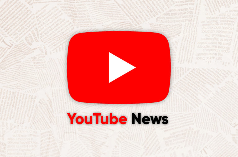 Youtube's Watch page for news