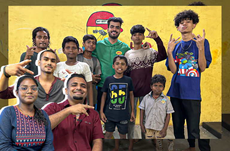 children's day the dharavi dream project tddp after school of hip hop mentors DCypher Bboy Kancha Bboy Vikram Aarti Konar rap breaking break dancing