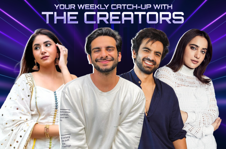from the creator-verse content creators influencers creator social media instagram youtube weekly catch-up ayush mehra vishnu kaushal kusha kapila aashna shroff