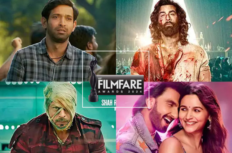 Filmfare Awards 2024 12th Fail Animal Rocky aur Rani Kii Prem Kahaani ranbir kapoor vikrant massey alia bhatt jawan shah rukh khan