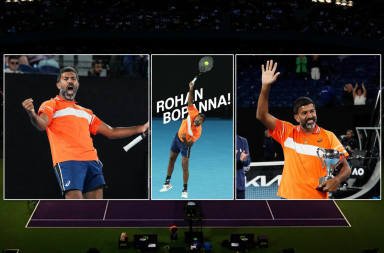 Rohan Bopanna oldest tennis player Indian World No. 1 Grand Slam title winner Matthew Ebden Melbourne Park game Australian Open