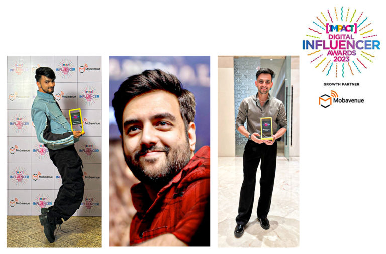 Impact Digital Influencer Awards 2023 exchange4media content creators social media influencers winners yashraj mukhate dharmik samani funcho