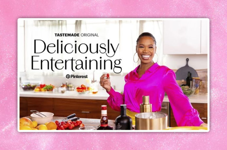 Pinterest Tastemade partnership first streaming TV show Deliciously Entertaining lifestyle and cooking guests creators host danni rose