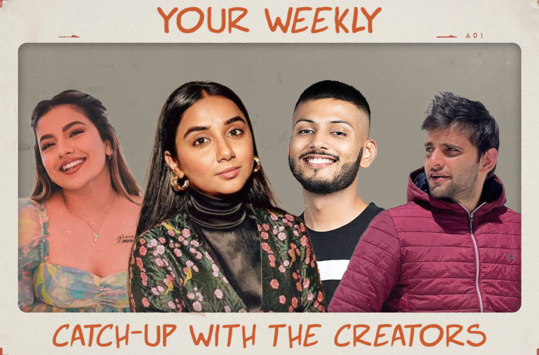from the creator verse content influencers social media instagram youtube weekly catch-up prajakta koli mrunu panchal shlok srivastava tech burner shyam sharma