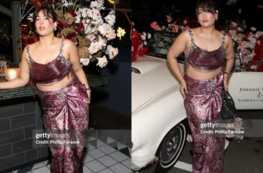 Sakshi's first look from the Grammy Weekend