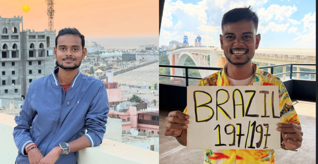 Shubham Kumar Conquers 197 Countries at 24 and the Internet Is Absolutely Loving It!