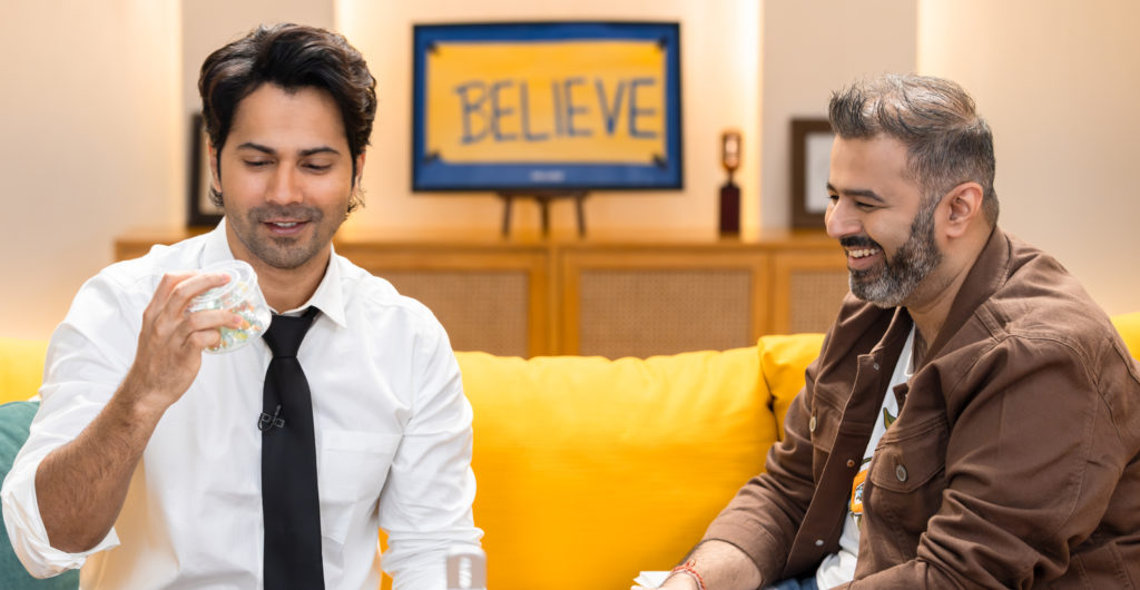 Discover A New Side of Varun Dhawan As He Sits Down For A Candid Chat On "Be A Man Yaar!"!