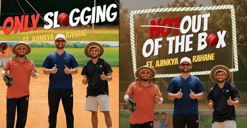 be693c07290e4ffe97bf4828119f3d59 - Social Nation "Not Out Boys" Team Up With Ajinkya Rahane And Cricket Fans Love It!