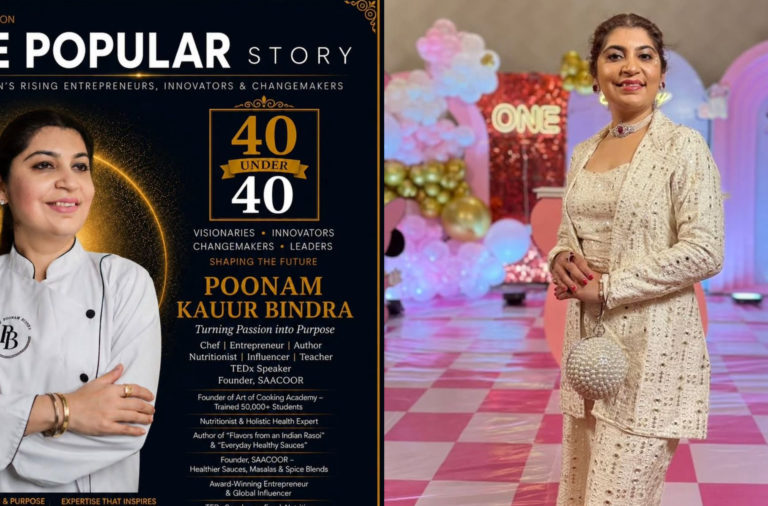 What Makes Poonam Kaur Bindra A "40 Under 40 Honouree"?