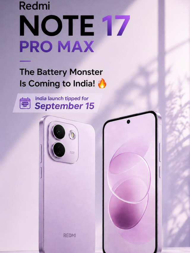 Redmi Note 17 Pro Max: 10,000mAh Battery, Specs & India Launch