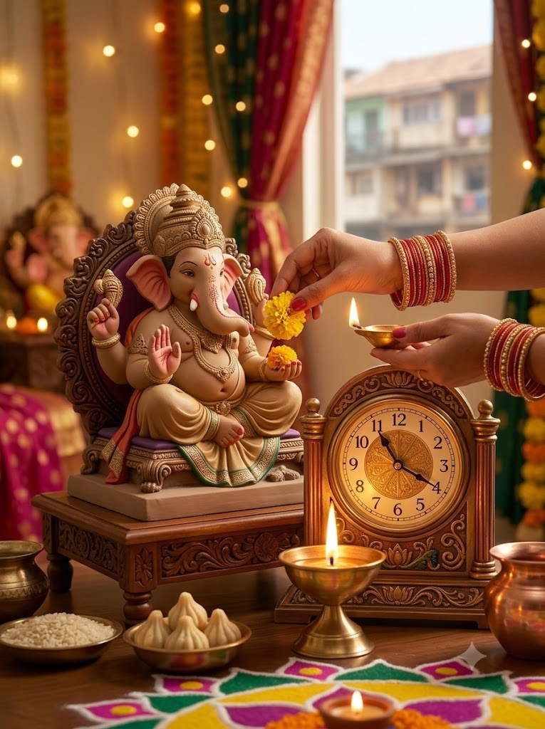 Best Time For Ganpati Puja - Social Nation Best Time For Ganpati Puja
