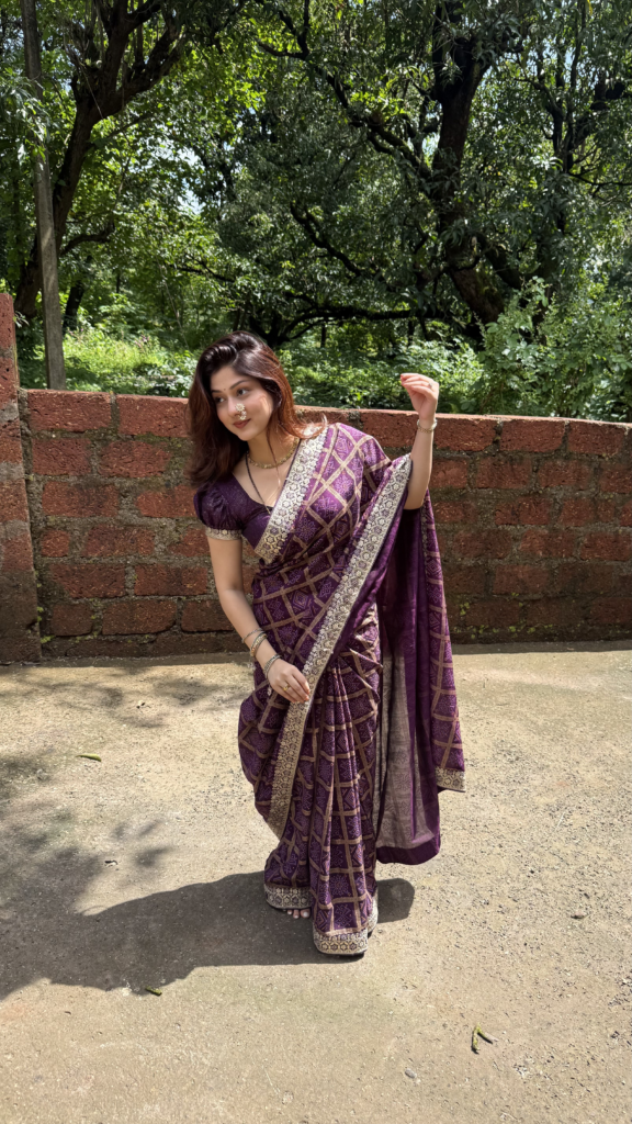 Manasi Mau with saree - Social Nation Manasi Mau with saree