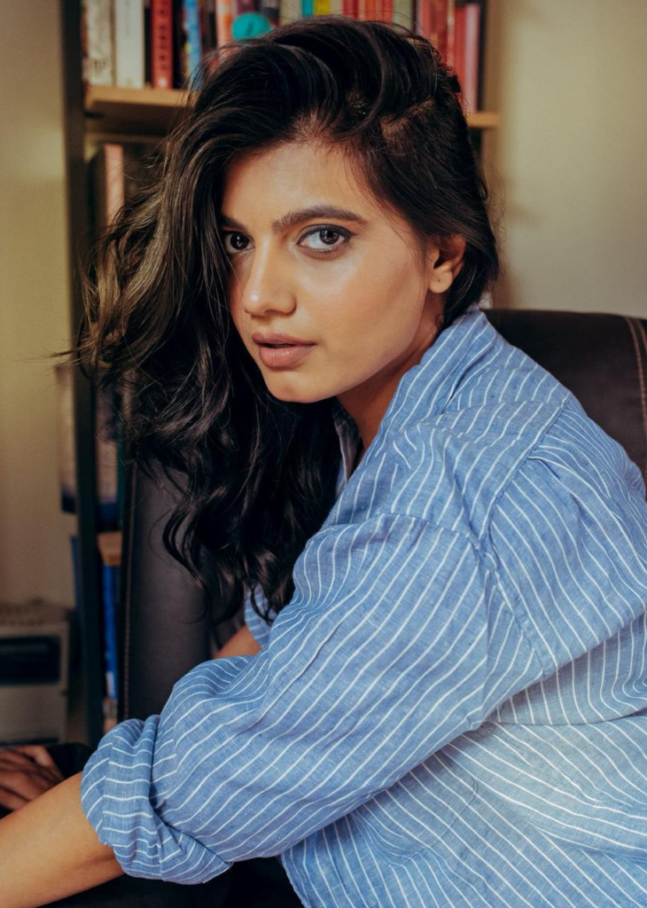 Sakshi Singh with blue jacket
